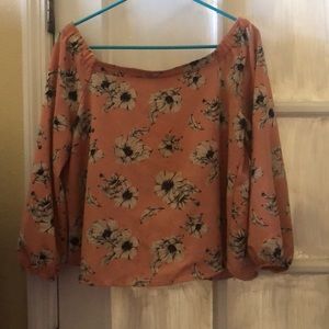 Pink top and skirt to match